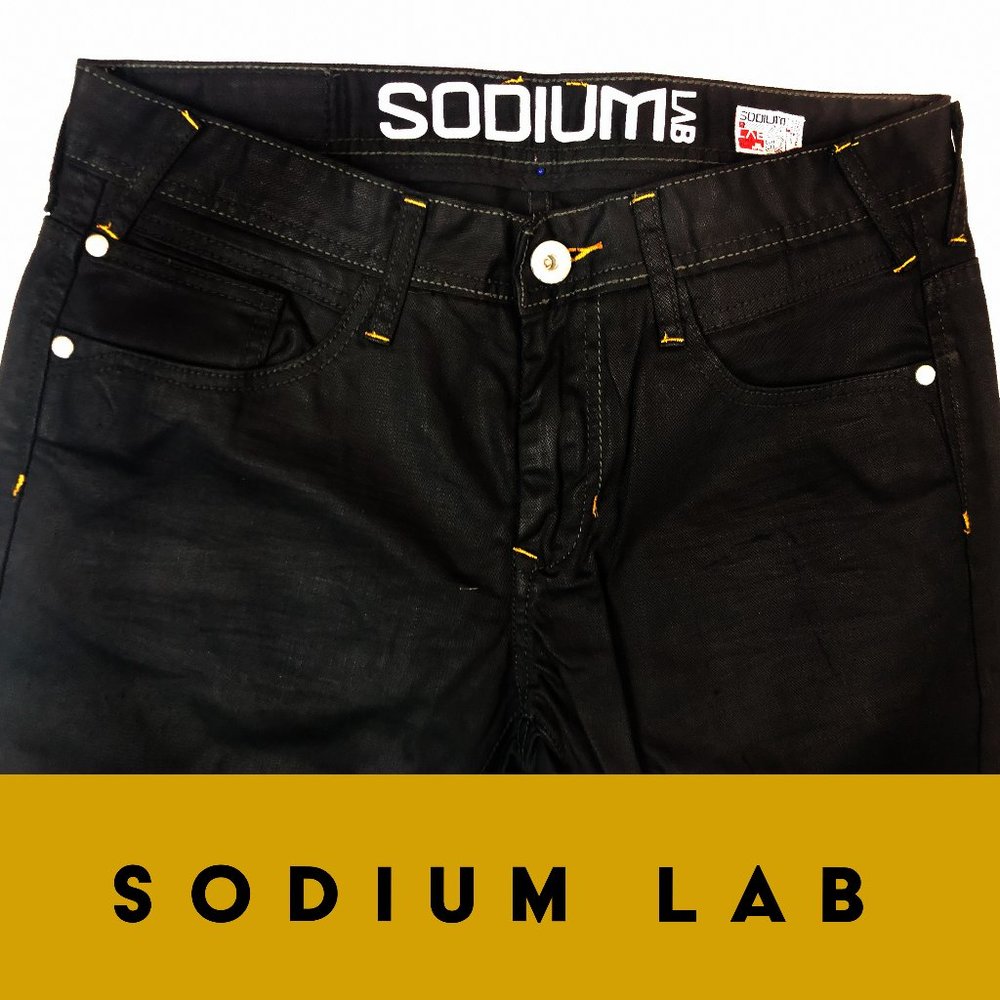 Sodium LAB Black 100% Cotton jeans Size 33
